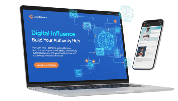 Futuristic AI-powered blogging and digital influence platform in Pakistan - HostifyMax